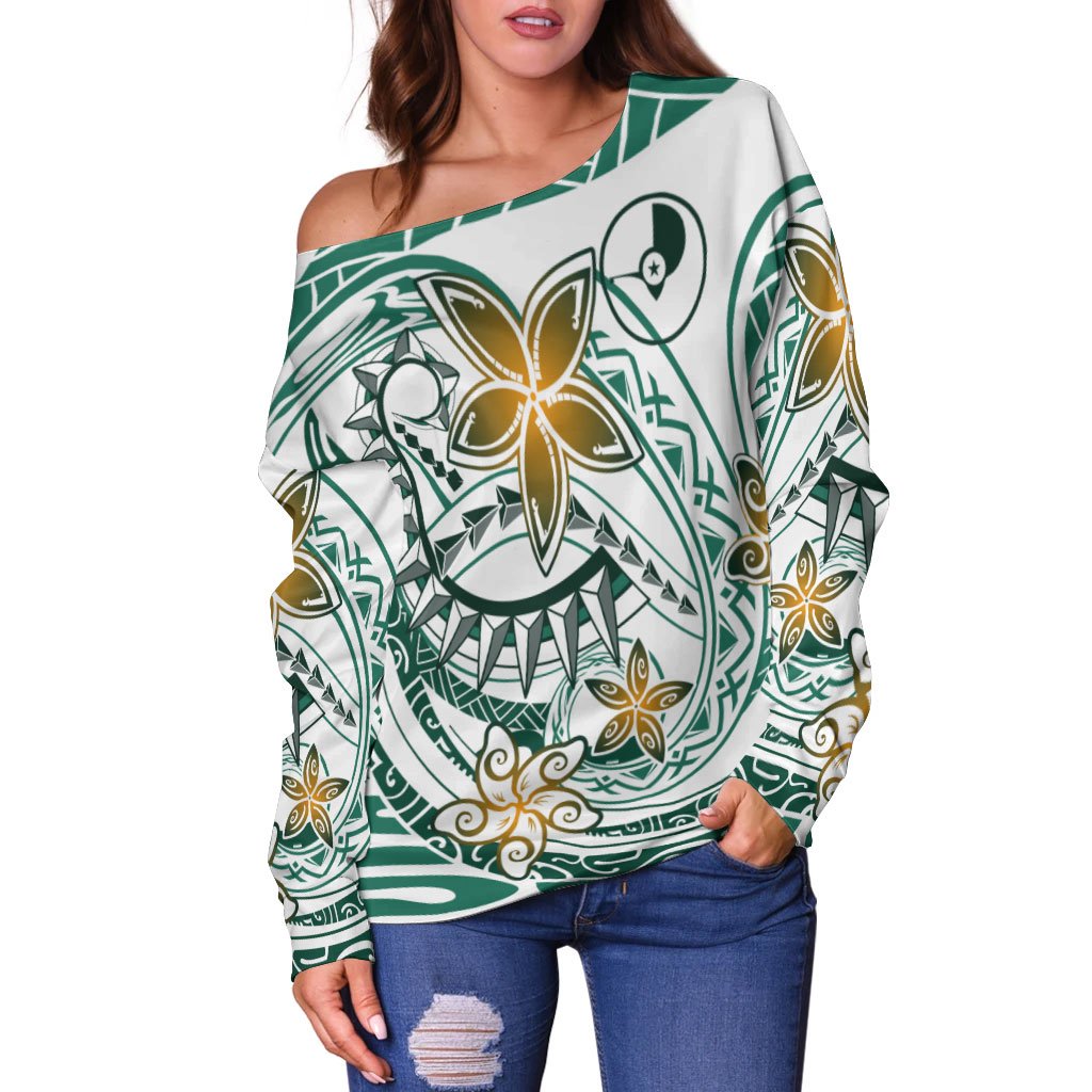 Yap Women's Off Shoulder Sweaters - Spring Style - Polynesian Pride