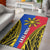 (Custom Personalised) Philippines Area Rug Sun Rayonnant LT13 Red - Polynesian Pride