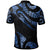 Tokelau Polo Shirt Polynesian Tattoo Blue Version - Polynesian Pride