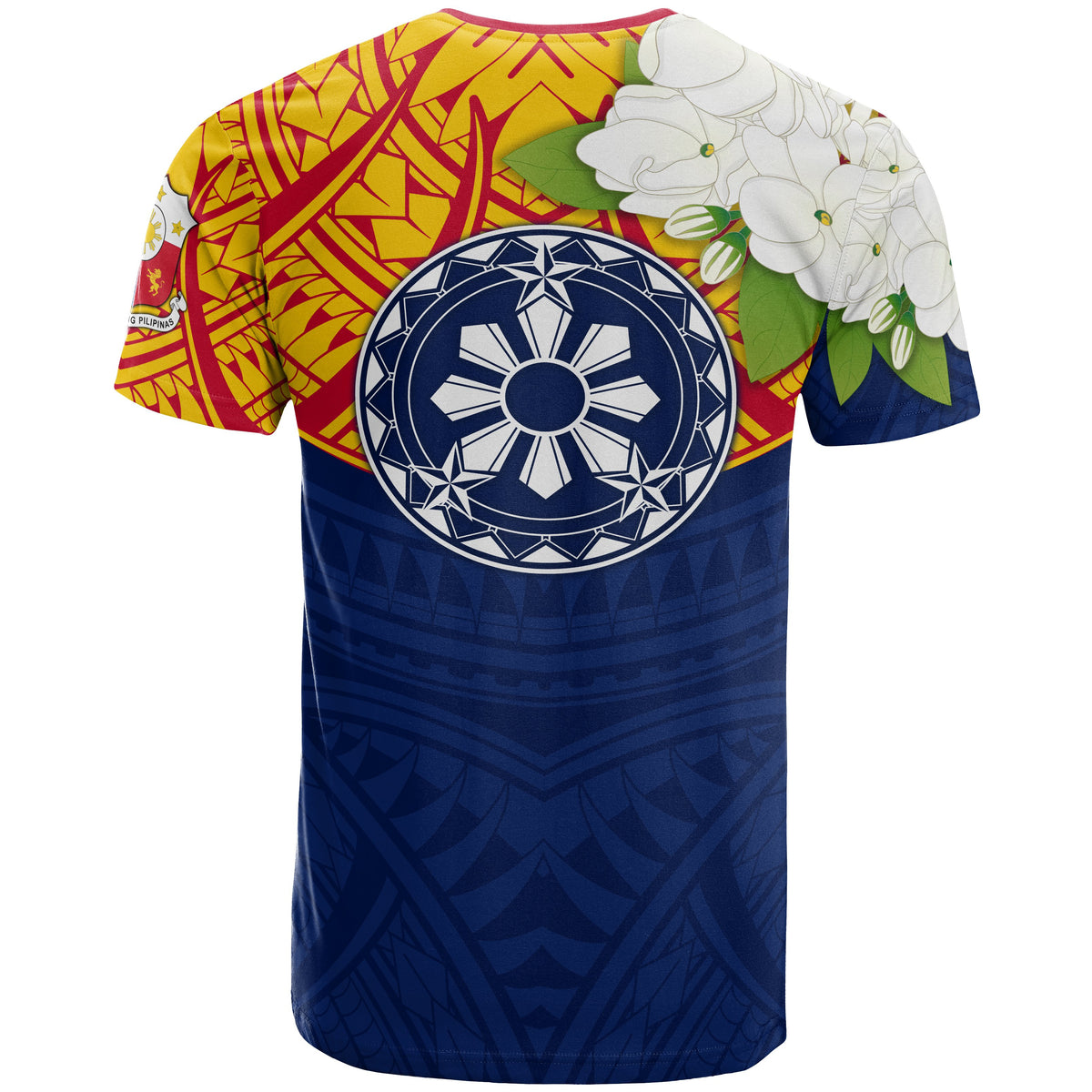 The Philippines Custom T Shirt Filipino Sampaguita - Polynesian Pride