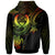 Pohnpei Custom Zip up Hoodie Reggae Turtle - Polynesian Pride