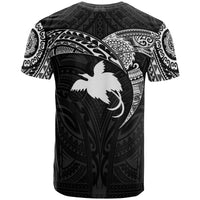 Papua New Guinea Polynesian T Shirt Full Color Heart Shield - Polynesian Pride