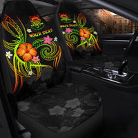 Tuvalu Polynesian Personalised Car Seat Covers - Legend of Tuvalu (Reggae) - Polynesian Pride