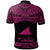 Tokelau Polo Shirt Polynesian Tattoo Pink Version - Polynesian Pride