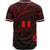 Wallis and Futuna Baseball Shirt - Red Color Cross Style - Polynesian Pride