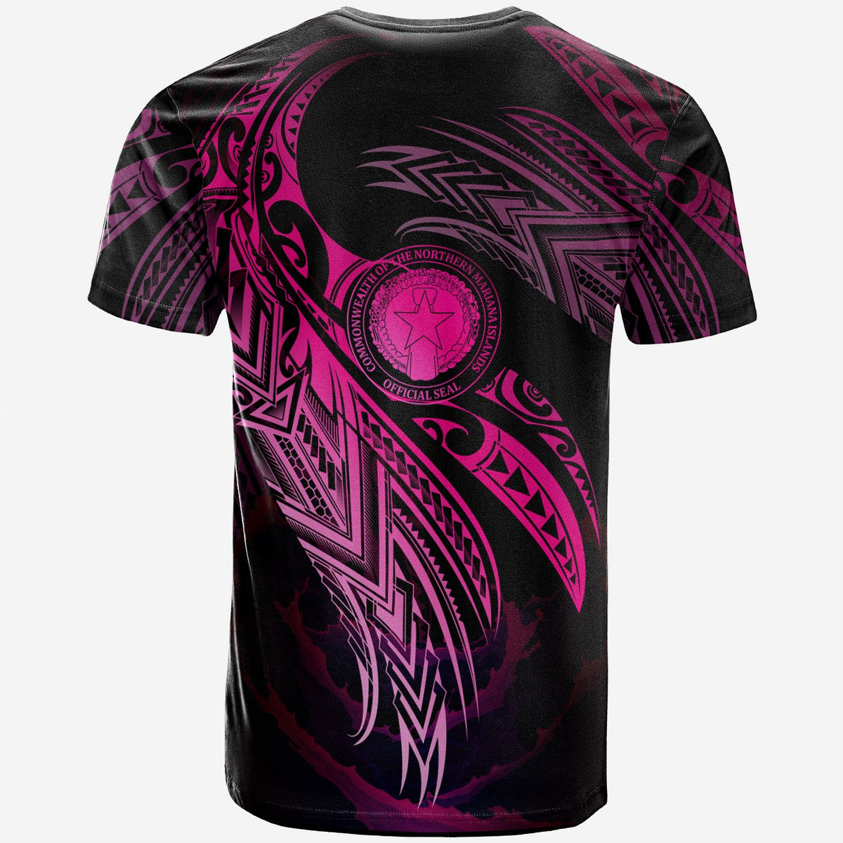 Northern Mariana Islands Polynesian T Shirt Northern Mariana Islands Legend Pink Version - Polynesian Pride