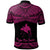 Papua New Guinea Custom Polo Shirt Polynesian Tattoo Pink Version - Polynesian Pride