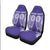 (Custom Personalised)Cook Islands Rarotonga Car Seat Covers - Purple Tribal Pattern - LT12 - Polynesian Pride