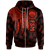 Federated States of Micronesia Zip up Hoodie Polynesian Wings (Red) Unisex Red - Polynesian Pride