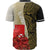 Wallis and Futuna Polynesian Custom Personalised Baseball Shirt - Coat Of Arm With Hibiscus Gold - Polynesian Pride