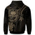 Samoa Custom Hoodie Gold Turtle - Polynesian Pride