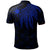 The Philippines Custom Polo Shirt Polynesian Wings (Blue) - Polynesian Pride