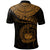 Polynesian Samoa Custom Polo Shirt Samoan Waves (Golden) - Polynesian Pride