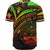 Marshall Islands Baseball Shirt - Reggae Color Cross Style - Polynesian Pride