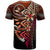 Chuuk Custom T Shirt Red Vintage Tribal Mountain - Polynesian Pride