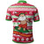 Hawaii Christmas Polo Shirt Santa Surfing - Polynesian Pride