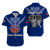 (Custom Personalised) Toa Samoa Rugby Hawaiian Shirt - Samoan Warrior Pride - LT12 Unisex Blue - Polynesian Pride