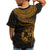 Tonga Polynesian Custom T Shirt Tonga Waves (Golden) - Polynesian Pride