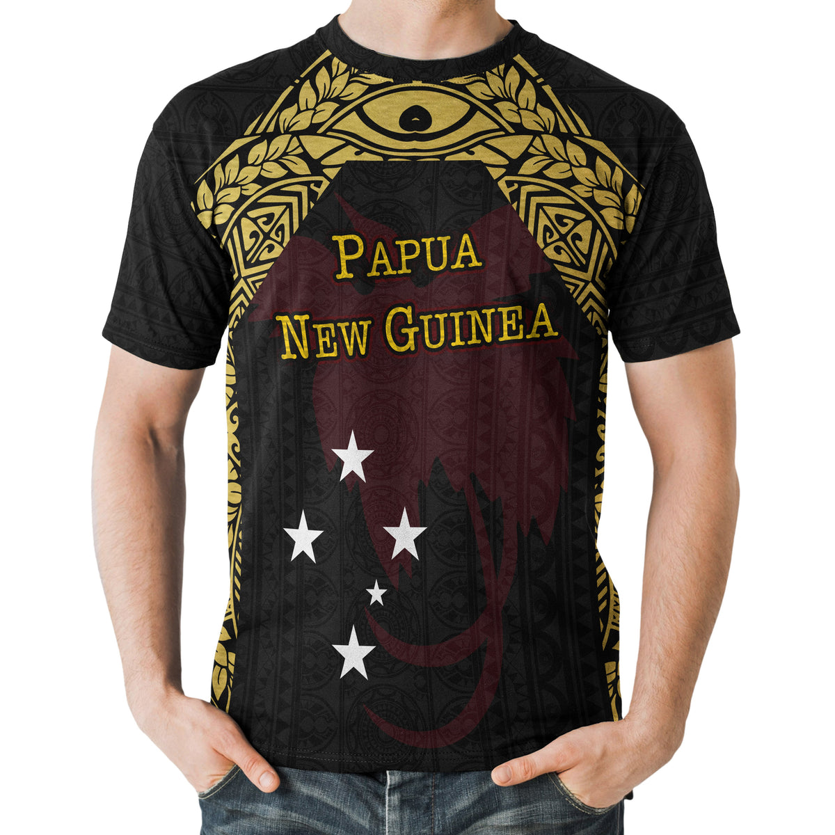 Papua New Guinea T Shirt Erudite Eye - Polynesian Pride