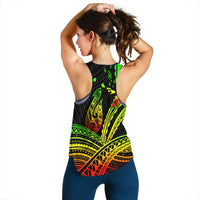 (Custom Personalised) Hawaii Fish Hook Polynesian Tribal Reggae Women Tank Top - LT12 - Polynesian Pride