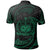 Samoa Polynesian Custom Polo Shirt Green Tribal Wave - Polynesian Pride