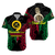 Custom Vanuatu 42nd Independence Anniversary Pride Hawaiian Shirt - LT12 Unisex Black - Polynesian Pride