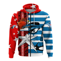 Free West Papua Birds of Paradise Polynesia Hoodie LT2 - Polynesian Pride