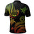 Marshall Islands Custom Polo Shirt Polynesian Turtle With Pattern Reggae - Polynesian Pride