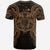 Hawaii T Shirt Polynesian Gold Turtle Tattoo - Polynesian Pride