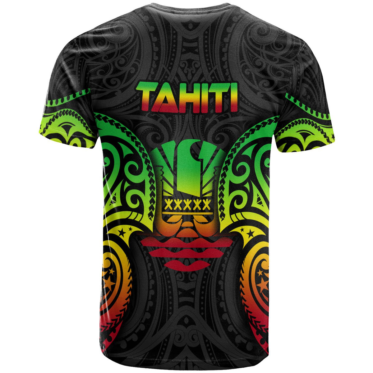 Tahiti Polynesian Custom T Shirt Tahitians Spirit Reggae - Polynesian Pride
