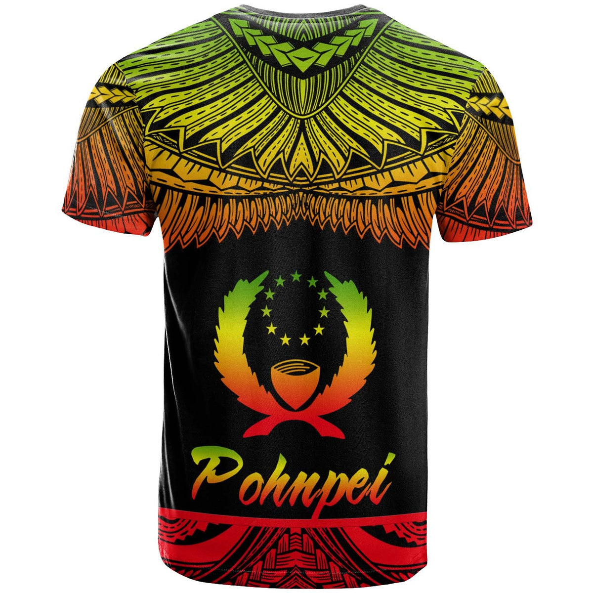 Pohnpei Polynesian T Shirt Pohnpei Pride Reggae Version - Polynesian Pride
