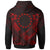 Cook Islands Polynesian Zip up Hoodie Cook Islands Red Seal Camisole Hibiscus Style - Polynesian Pride