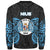 Niue Polynesian Custom Personalised Sweater - Spirit Style Blue - Polynesian Pride