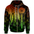 American Samoa Zip up Hoodie Polynesian Wings (Reggae) Unisex Reggae - Polynesian Pride