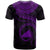 Tokelau Polynesian Custom T Shirt Tokelau Waves (Purple) - Polynesian Pride