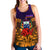 Samoa Women Tank Top - Hibiscus With Tribal - LT12 - Polynesian Pride