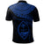 Guam Polynesian Custom Polo Shirt Guam Waves (Blue) - Polynesian Pride