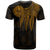 Tahiti Custom T Shirt Polynesian Wings (Golden) - Polynesian Pride