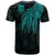 Tuvalu T Shirt Polynesian Wings (Turquoise) - Polynesian Pride