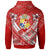 Tonga Custom Hoodie Tonga Flag Camisole Hibiscus Style - Polynesian Pride