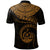 Vanuatu Polynesian Polo Shirt Vanuatu Waves (Golden) - Polynesian Pride