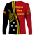 Papua New Guinea Independence Anniversary Polynesian Tribal Long Sleeve Shirt - LT12 - Polynesian Pride