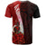 Vanuatu Polynesian T Shirt Coat of Arm With Hibiscus - Polynesian Pride