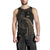 Yap Micronesia Men's Tank Top - Gold Tribal Wave - Polynesian Pride