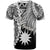 Nauru Polynesian T Shirt Tribal Wave Tattoo White - Polynesian Pride