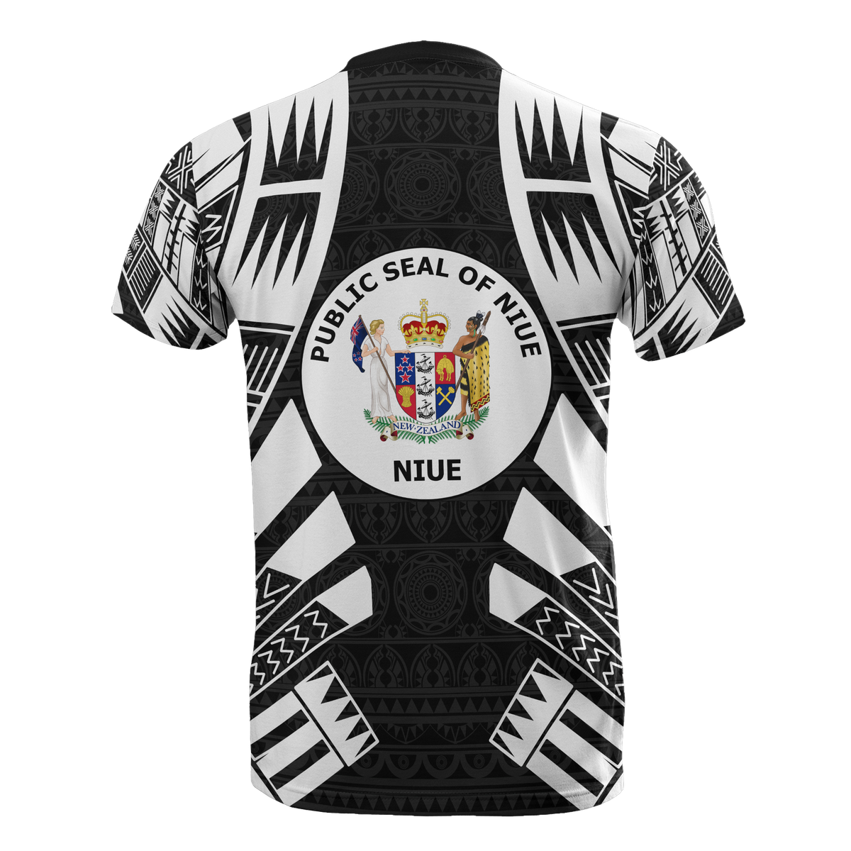 Niue T Shirt Niue Seal Polynesian Tattoo Style - Polynesian Pride