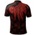 Tahiti Custom Polo Polynesian Wings (Red) - Polynesian Pride