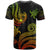 Pohnpei Custom T Shirt Polynesian Turtle With Pattern Reggae - Polynesian Pride