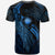 Marshall Islands Polynesian Custom T Shirt Legend Blue Version - Polynesian Pride