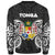 Tonga Polynesian Sweater - Spirit Style White - Polynesian Pride